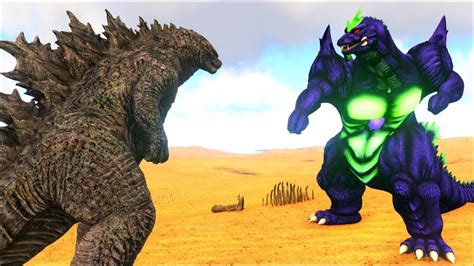 Super Godzilla Vs Legendary Godzilla Mecha Godzilla And Kong Ark