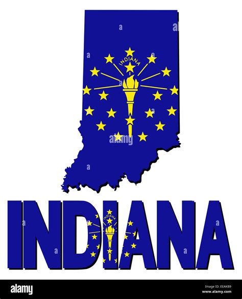 Map Of Indiana State Hi Res Stock Photography And Images Alamy