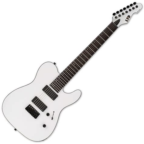 Disc Esp Ltd Te Electric Guitar Snow White Satin Gear Music