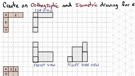 Beginner Isometric Drawing Worksheet