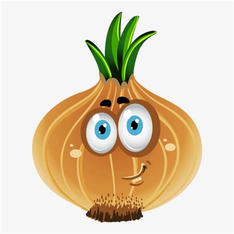 Smile Clipart Onion Vegetable Cartoon Transparent Png X