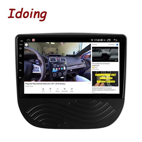 Idoing Inch Car Intelligent System Android Stereo Radio Multimedia