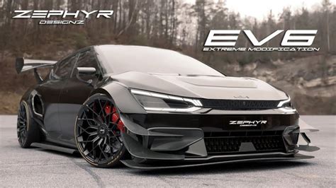 KIA EV6 R EXTREME BODYKIT MODIFICATION Concept By Zephyr Designz Kia