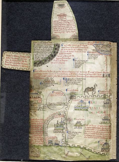 Medieval Maps Of The Holy Land Medieval Manuscripts Blog