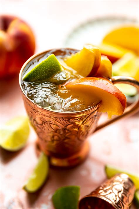 Peach Moscow Mule