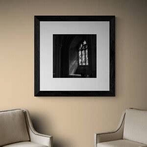 Stained Glass Cathedral Photograph Fine Art Photography Black and White ...