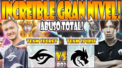 Team Secret Vs Team Spirit Bo Game Yatoro Vs Resolut On Riyadh