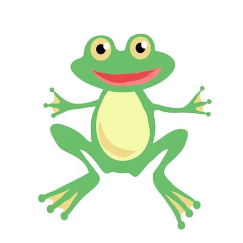 Happy Frog — Stock Vector © Leonid 5495420