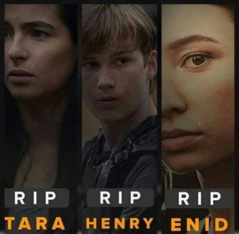 R.I.P. TARA,HENRY AND ENID | The walking dead, Walking dead cast ...