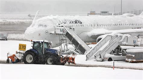 Eisregen erwartet Flugbetrieb in München erst ab Mittag