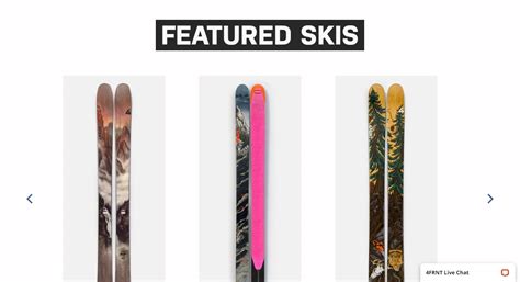 Ecommerce Website & Brand Lift for 4FRNT Skis - Web Excellence Awards