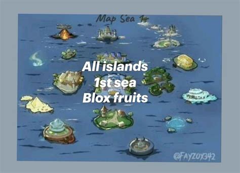 All islands 1st sea Blox fruits | Anime wallpaper phone, Sea map, Anime ...