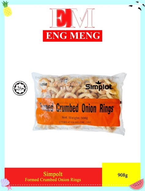 Simplot Premium Formed Crumbed Onion Rings G Food Drinks Chilled