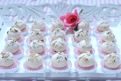 Pink Piccadilly Pastries Bon Bons Meringue Cookies Pastry