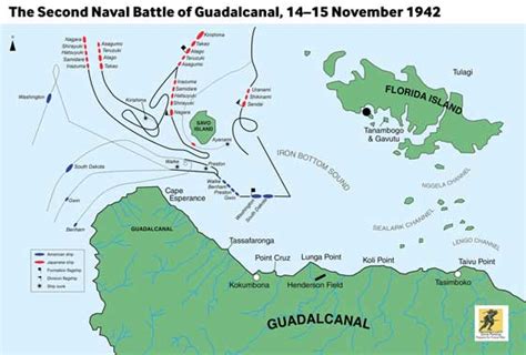 12 November 1942 Pertempuran Laut Guadalcanal Perang Laut Paling