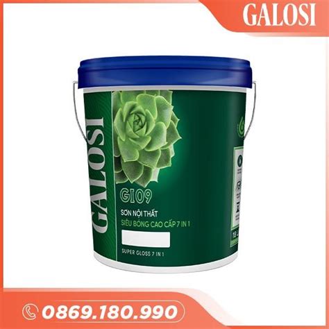 Sơn nội thất siêu bóng cao cấp 7 in 1 GI09 (Thùng 18L)