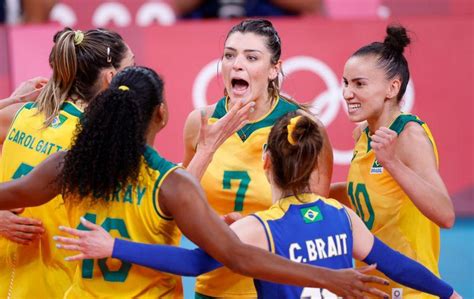 Olimp Adas V Lei Feminino Do Brasil Vence R Ssia Por Sets A E Vai