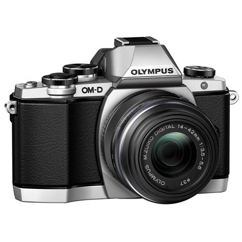 Olympus OM D E M10 Mirrorless Micro Four Thirds V207021SU000 B H