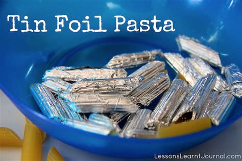 Craft: Tin Foil Pasta