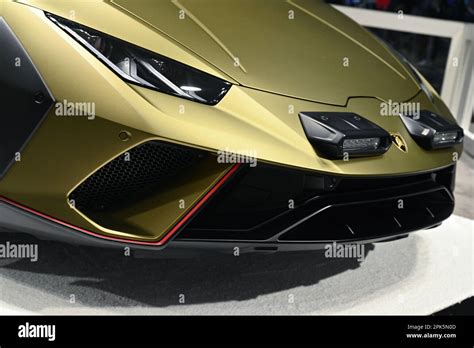 The Lamborghini Huracan Sterrato On Display During The New