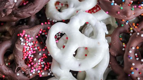 Trio Of Chocolate Covered Pretzels Recipe