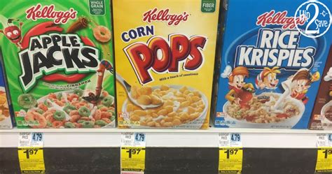 NEW Kellogg's Cereal Coupons = UNDER $1 Per Box at Walgreens & Rite Aid