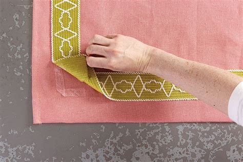 How To Add Tape Trim To Curtain Panels Drapery Trim Curtain Trim