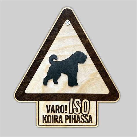 Varoituskyltti Iso Koira