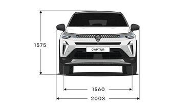 Innenraum Und Abmessungen Captur E Tech Full Hybrid Renault