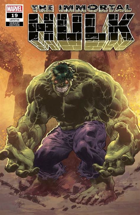 The Immortal Hulk Variant Cover By Mike Deodato Jr Colours By