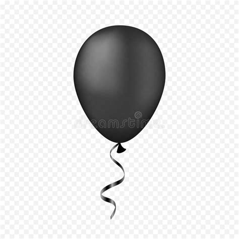 Balloon Black Silhouette Icon Stock Vector - Illustration of graphic ...