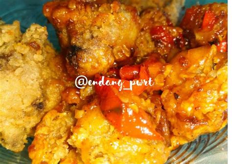 Resep Ayam Krispi Saus Pedas oleh Dapur Endang - Cookpad