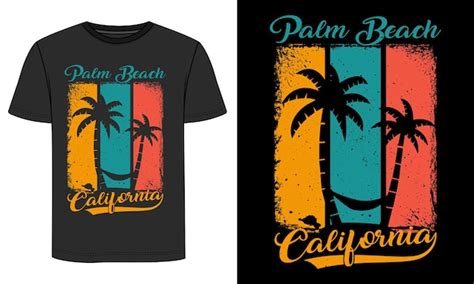 Diseño de camiseta de verano Vector Premium