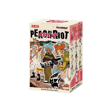 ของแท POPMART Peach Riot Rise Up Series BLIND BOX สม ยนยน ของขวญ