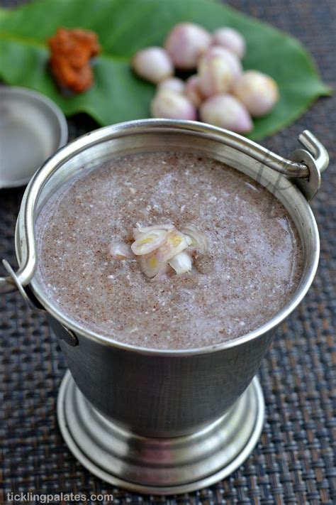 Ragi Koozh Recipe Keppai Koozh Or Aadi Koozh Tickling Palates