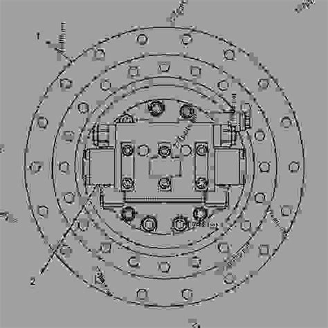 Final Drive Group Caterpillar Spare Part Parts