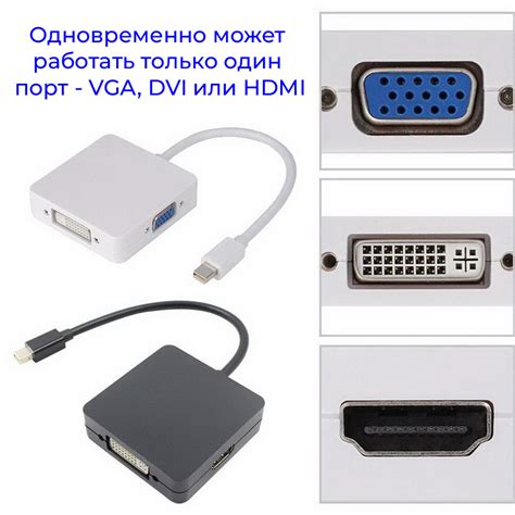 Mini Displayport Hdmi Vga Dvi