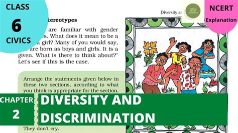 NCERT Class 6 Political Science Polity Civics Chapter 2 Diversity