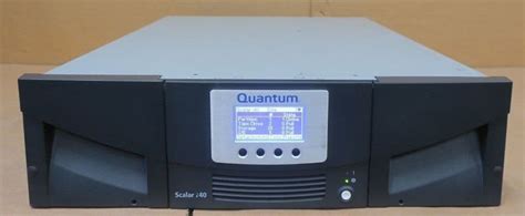 Quantum Scalar I40 40 Slot 40 License 3u Autoloader Tape Library 2x