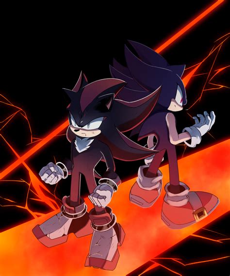 Dark Sonic Vs Sonic