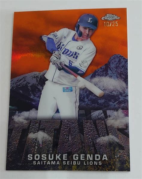 Yahooオークション 2023 Topps Npb Chrome ベースボールカード Tita