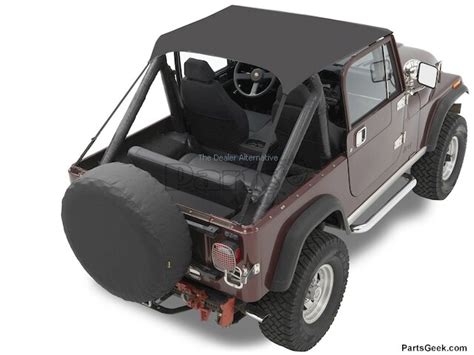 Jeep CJ7 Soft Top - Soft Tops - Bestop Rampage - 1981 1983 1985 1984 1980 1976 1986 1977 81 83 ...