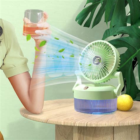 3 In 1 Portable Air Conditioners Mini Desktop Cooling Misting Fan Portable Mini Airconditioner