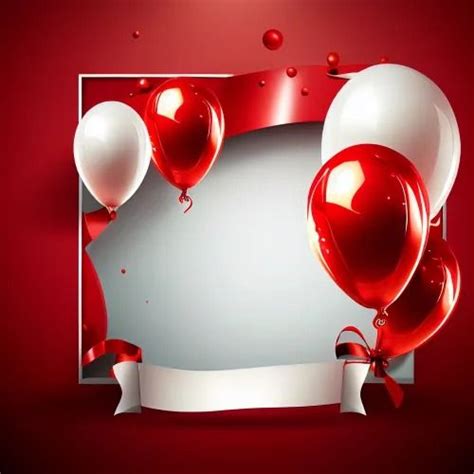 Free Red And White Birthday Background Image Artofit