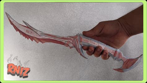 Как сделать даэдрический кинжал из игры The Elder Scrolls V: Skyrim из ...