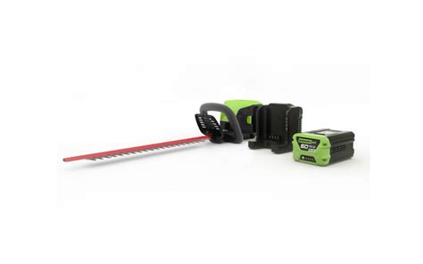 Greenworks Pro Gd60htk2 60v Cordless Hedge Trimmer 2ah Battery And Charger