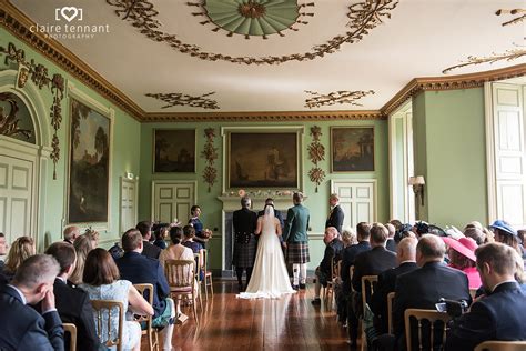 Oxenfoord Castle wedding photography on a sunny day