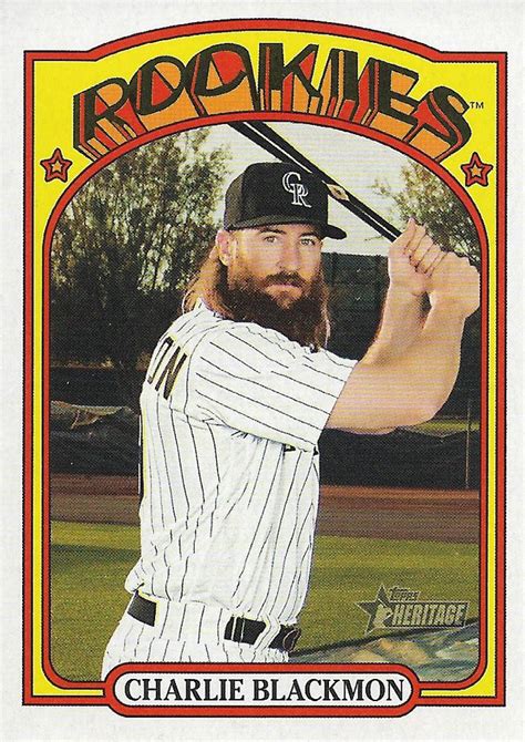 2021 Topps Heritage 305 Charlie Blackmon Trading Card Database