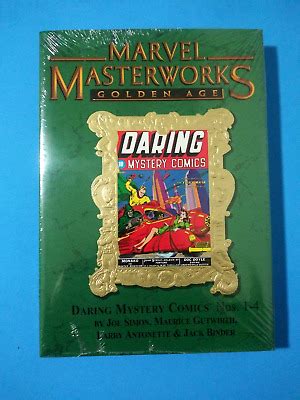 Marvel Masterworks Vol Daring Mystery Comics Gold Foil Variant Hc