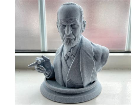 Sigmund Freud Bust D Printed Art Piece Etsy